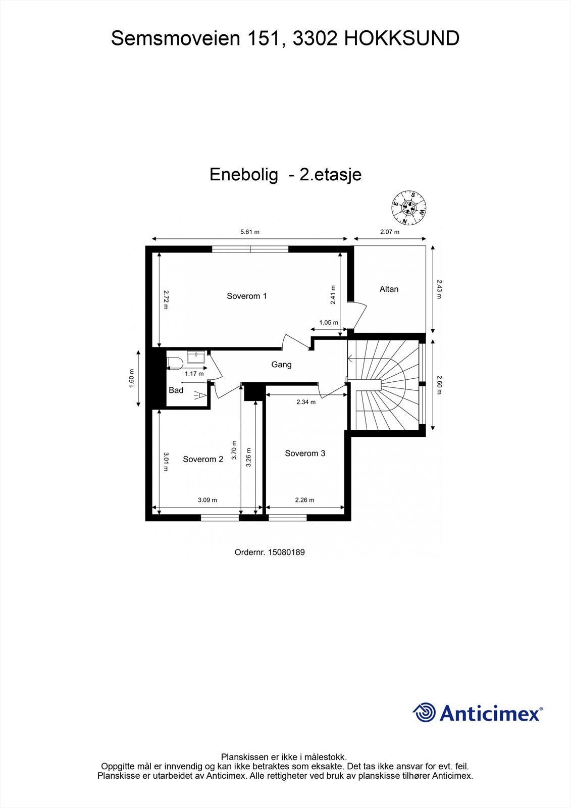 Plantegning 2.etasje Galleribilde