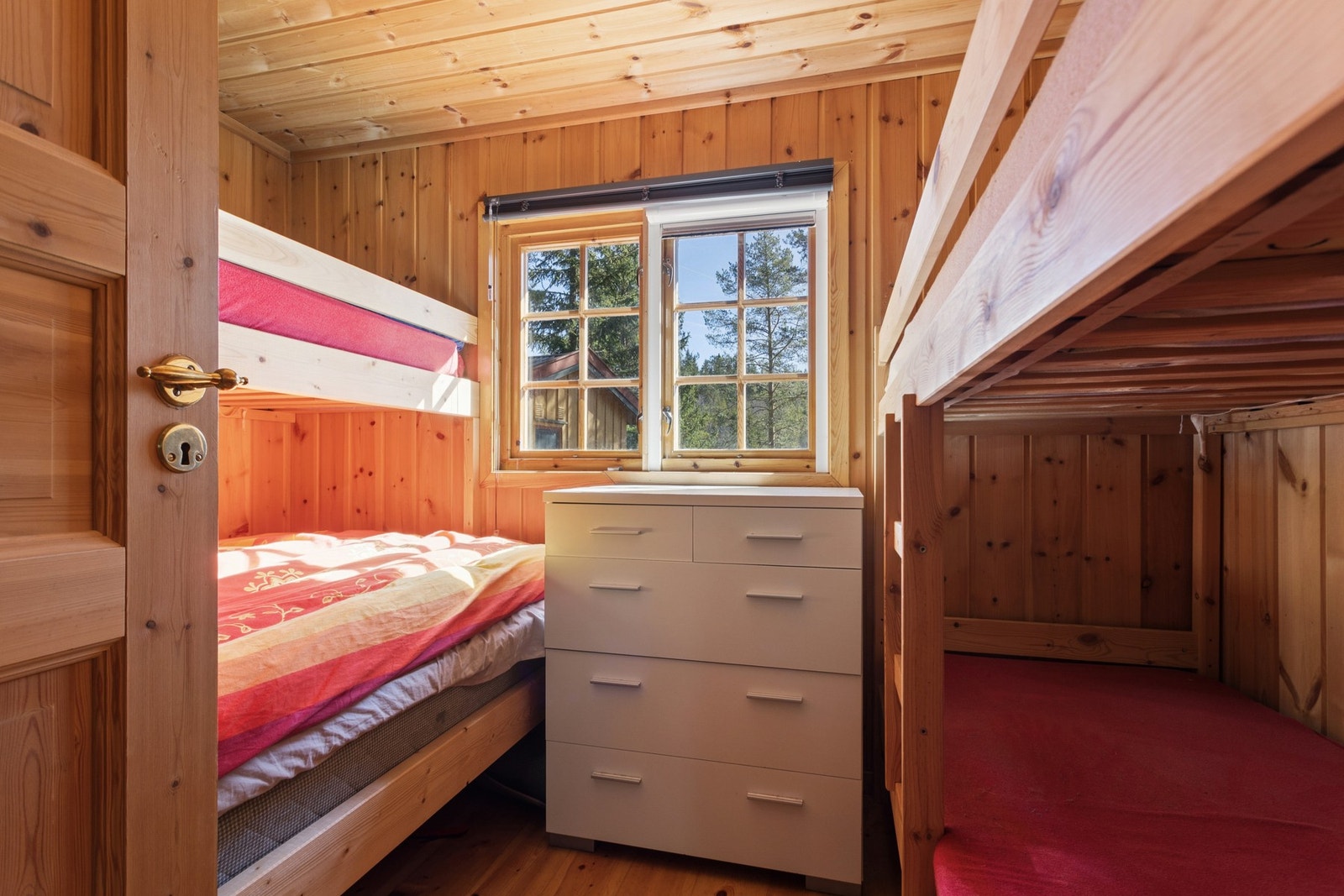 Flere sengeplasser gir gode overnattingsmuligheter for familie og gjester. Galleribilde