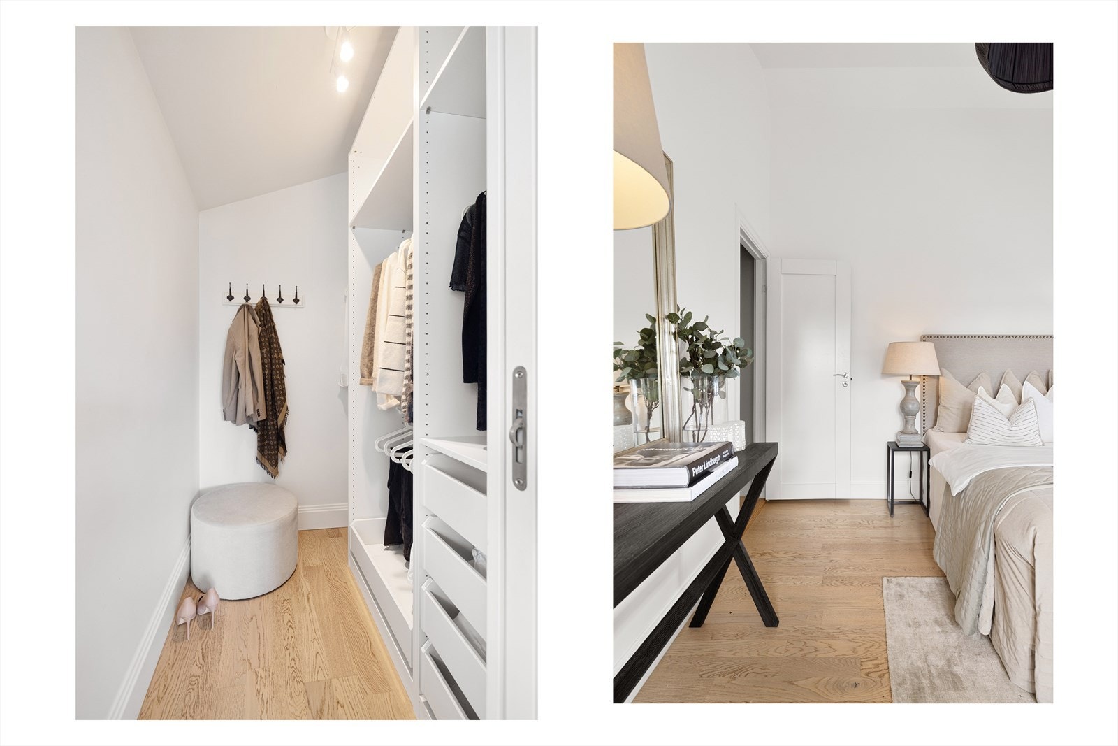 Garderobeløsning tilknyttet soverom nr. 3. Galleribilde