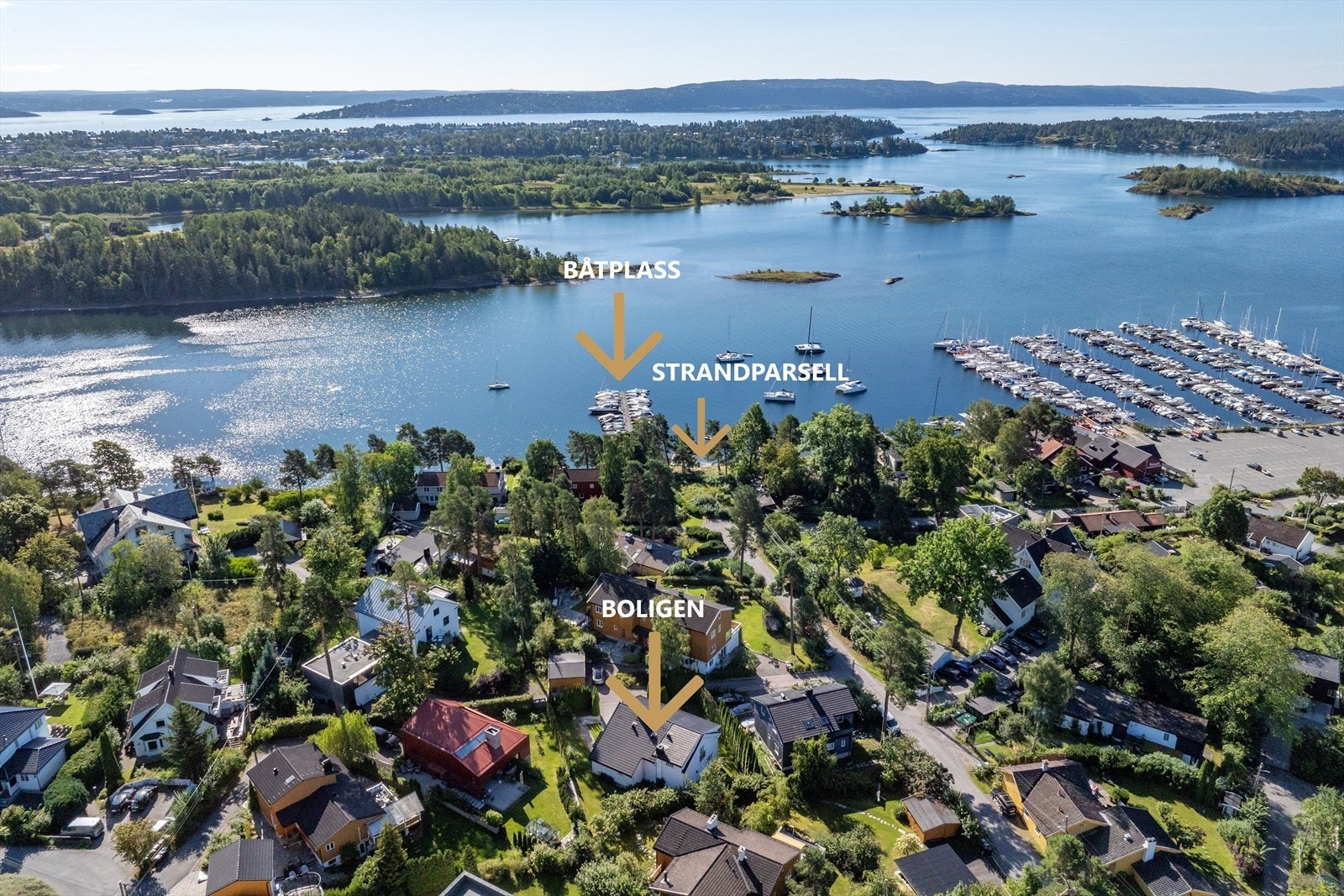 Velkommen til Nedre Høvik - der idylliske omgivelser skaper følelsen av ferie! - Presentert av Nordvik Bærum ved Jan Petter Solberg Hansen. Foto: Trond Walsø. Galleribilde