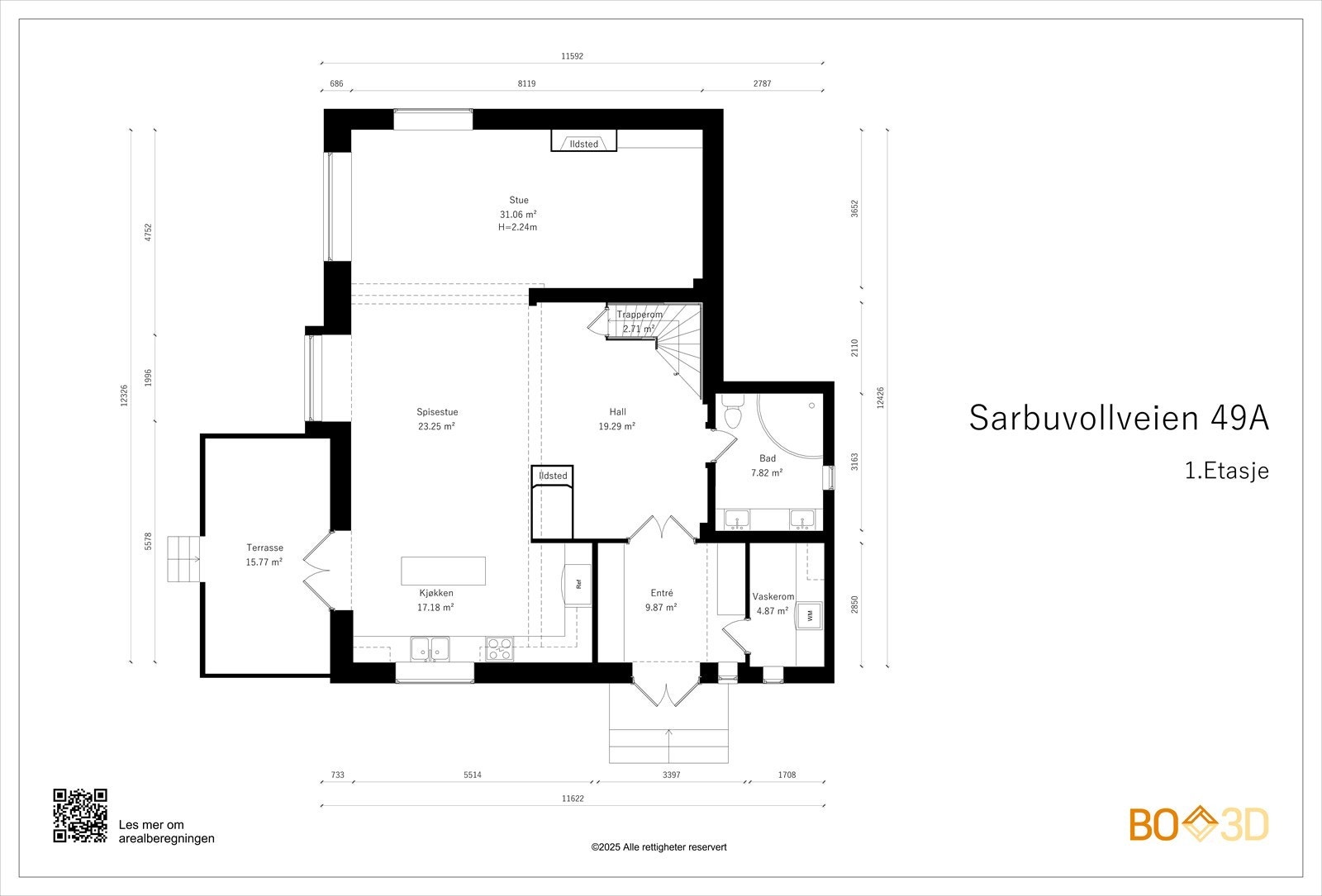 Sarbuvollveien 49 A - 1. Etasje. Galleribilde