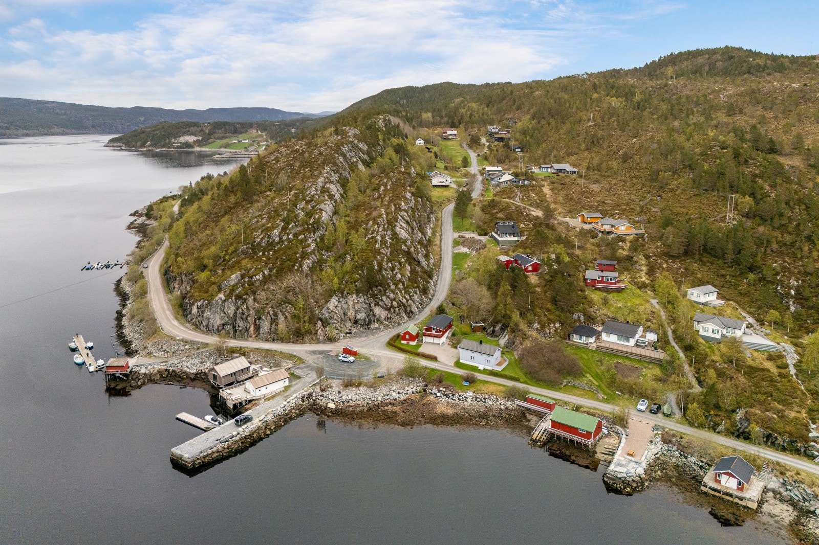Hytteområdet er veletablert med velforening. Galleribilde