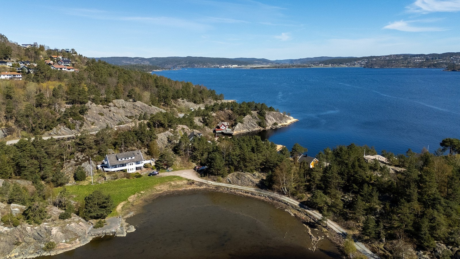 Dronefoto området Galleribilde