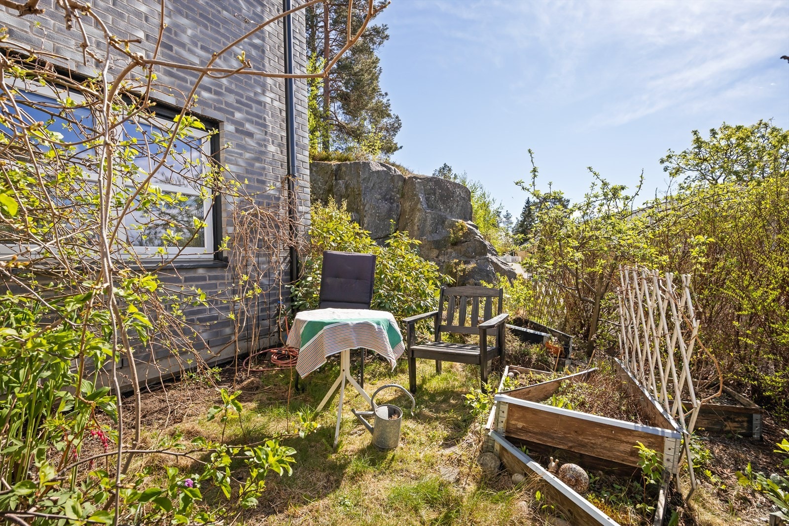 Hagen er en grønn oase for de med grønne fingre. Galleribilde