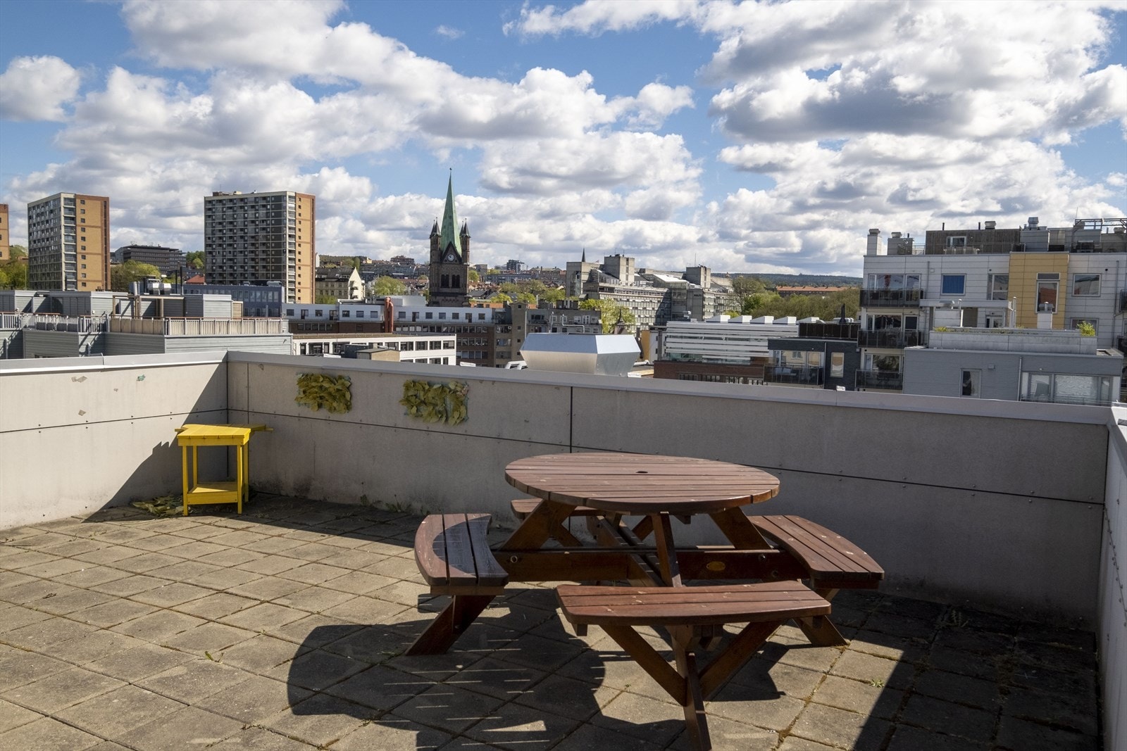 Sameiet har felles takterrasse med optimale solforhold. Galleribilde