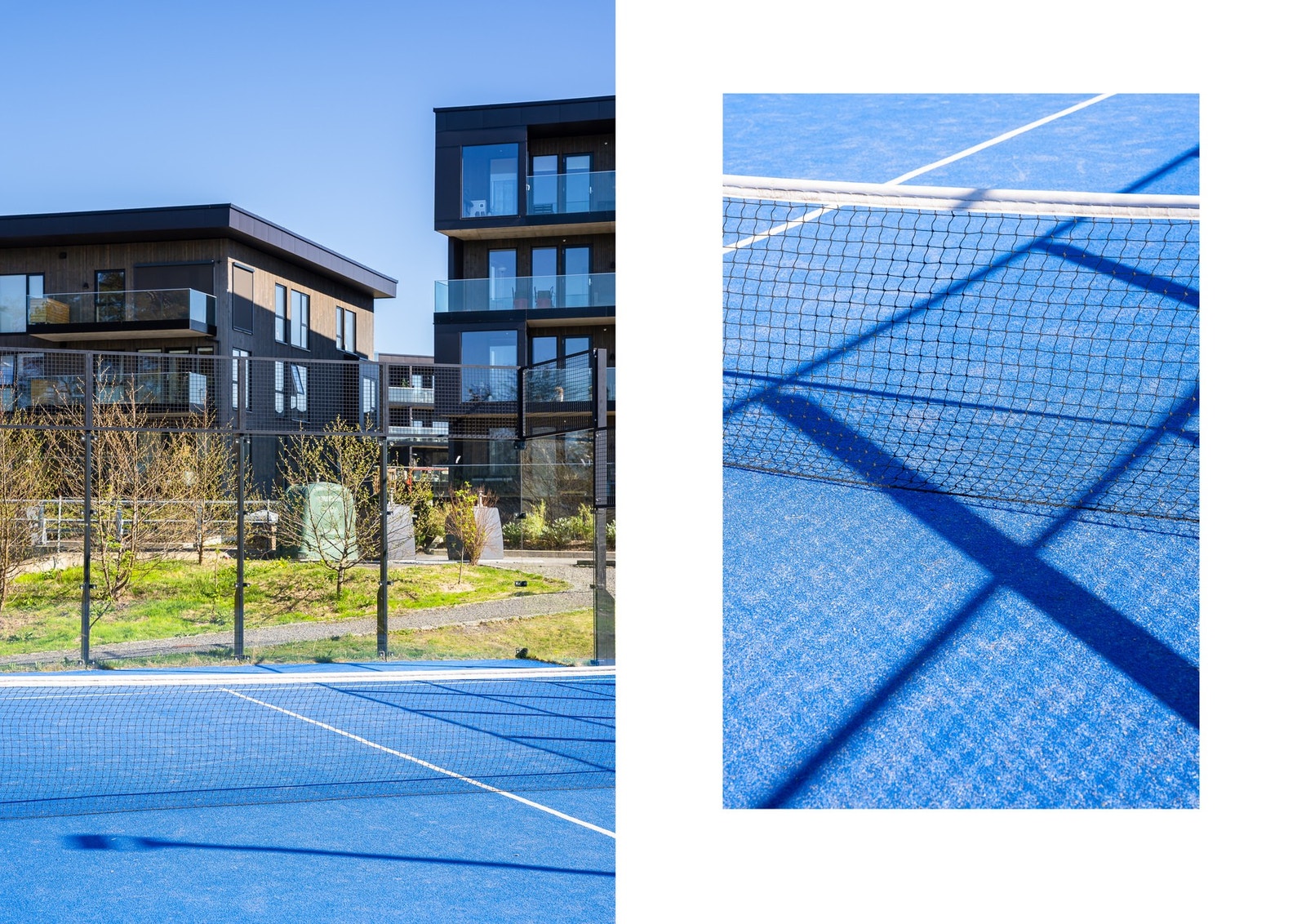 Padel-banen byr også på en gøy treningsøkt! Galleribilde