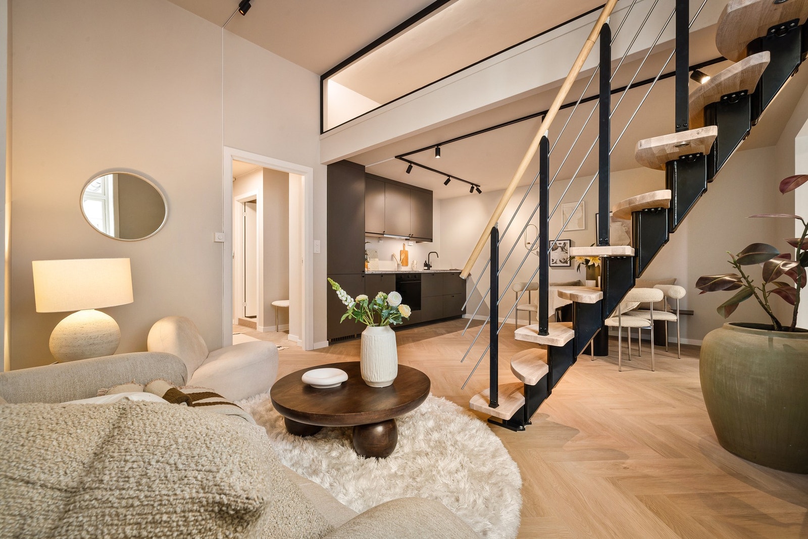 Strøken 2-roms med hems Galleribilde