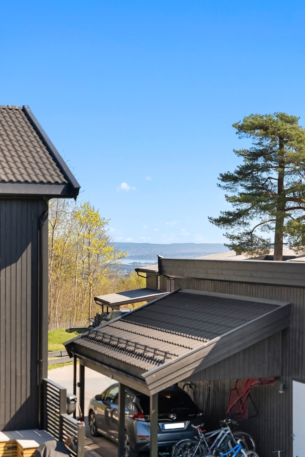 Utsikt fra terrassen. Galleribilde