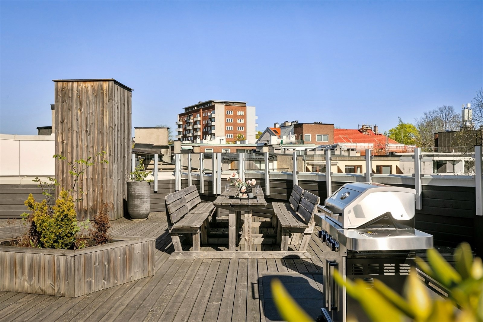 Sameiet har felles takterrasse Galleribilde