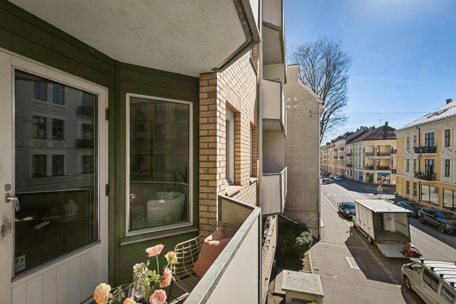 Utsyn fra balkongen. Galleribilde