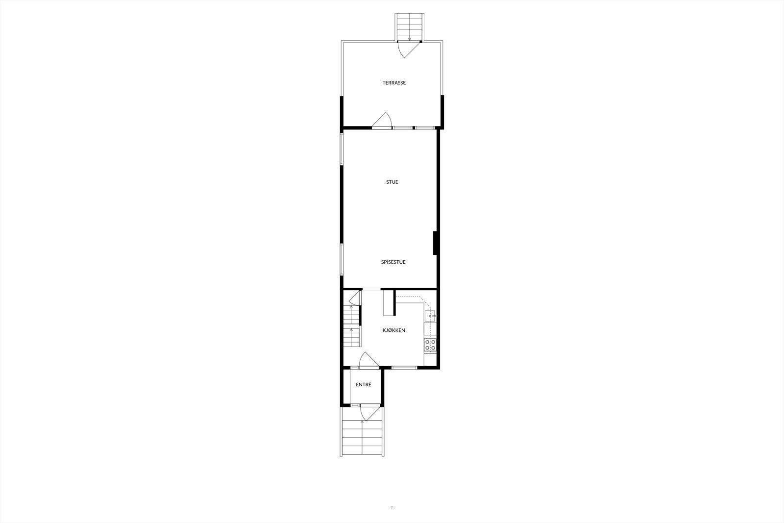 Planskisse 1. etasje Galleribilde