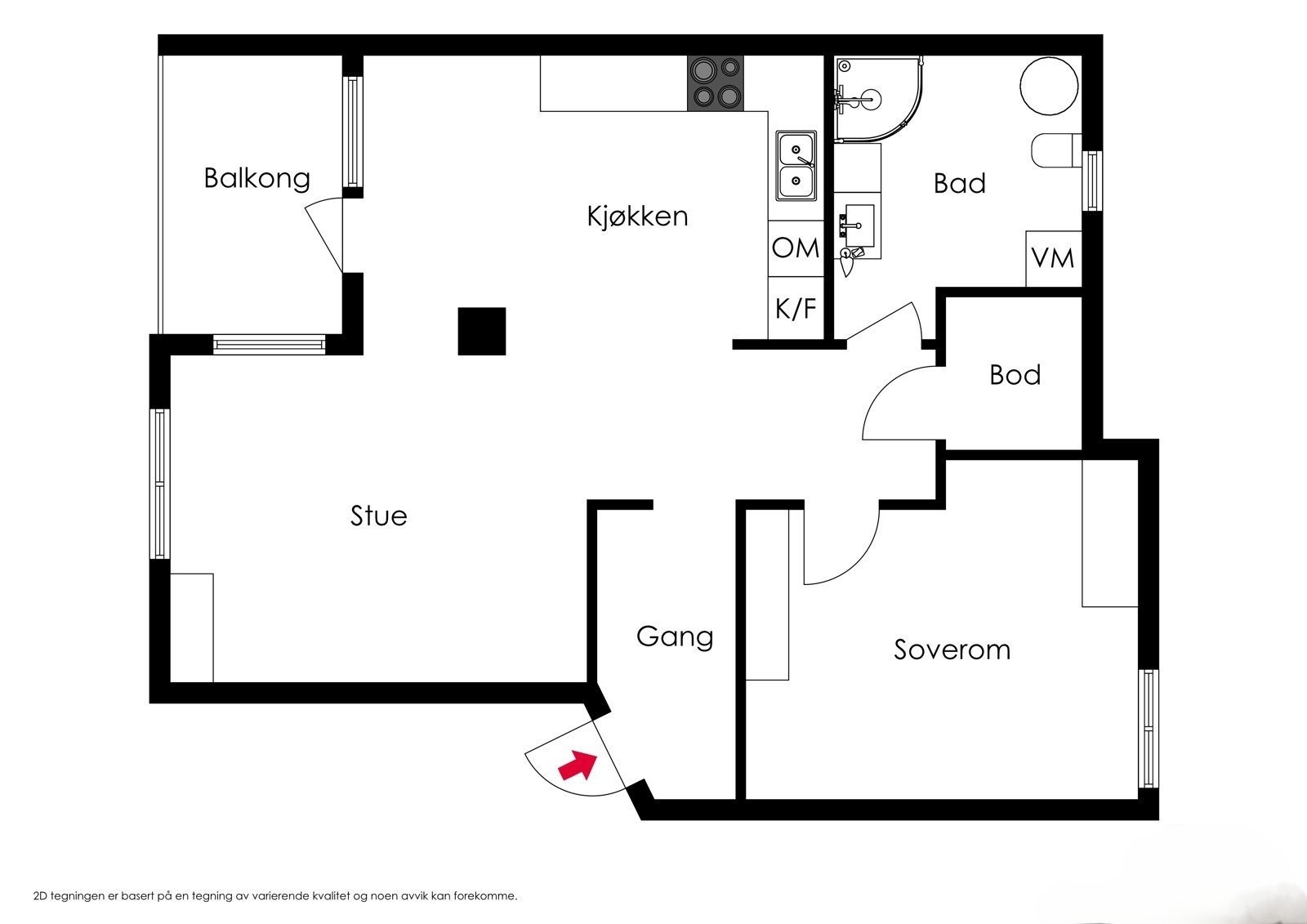 Plantegning Galleribilde
