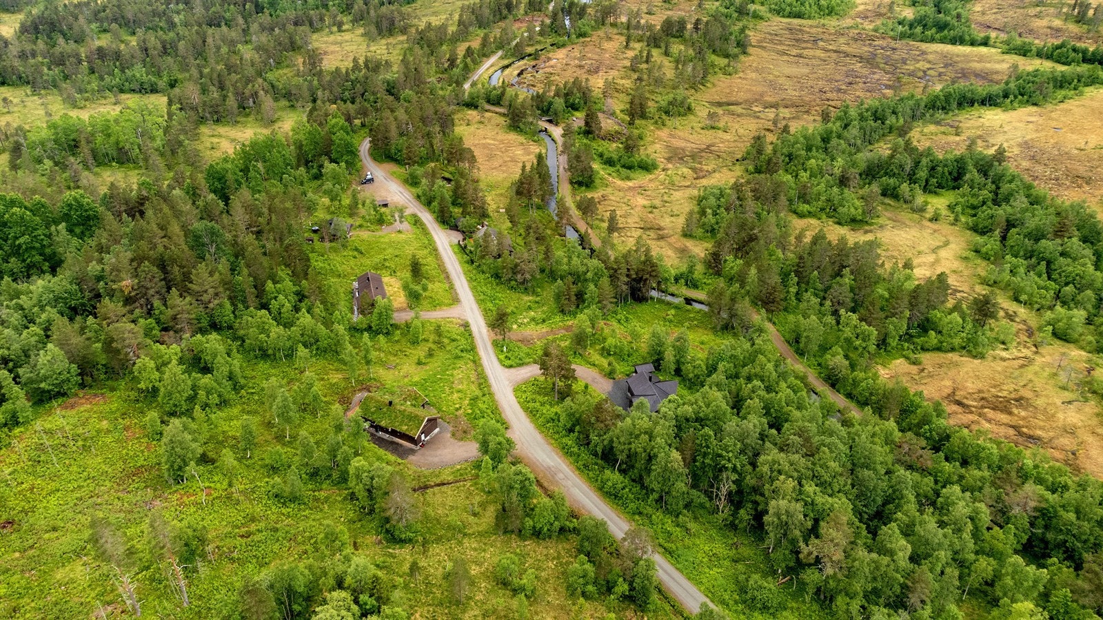 Områdebilde - dagens hyttebebyggelse Galleribilde