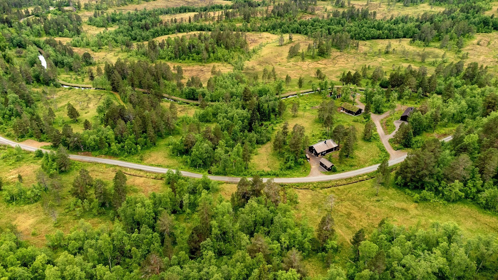 Områdebilde - dagens hyttebebyggelse Galleribilde
