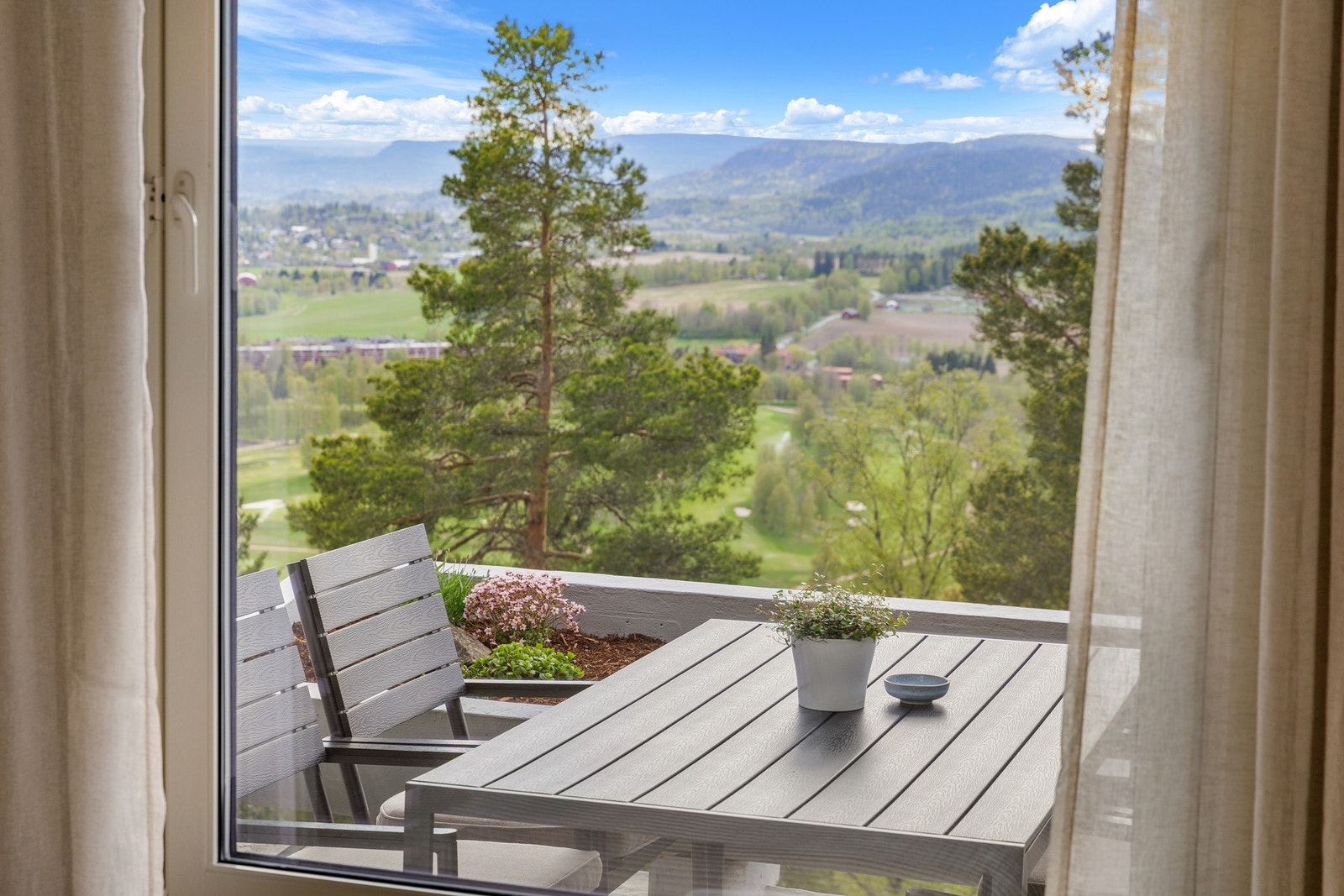 Utsikt soverom Galleribilde