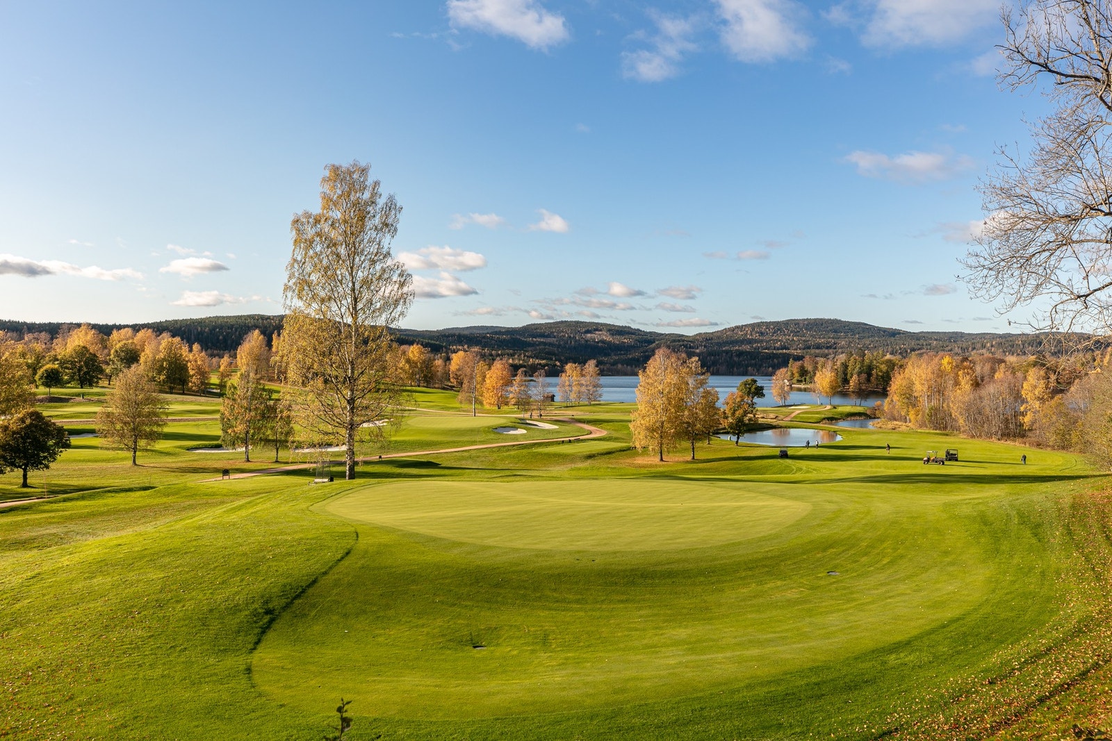 Det er turmuligheter også ved Oslo Golfklubb utenom golfsesongen Galleribilde