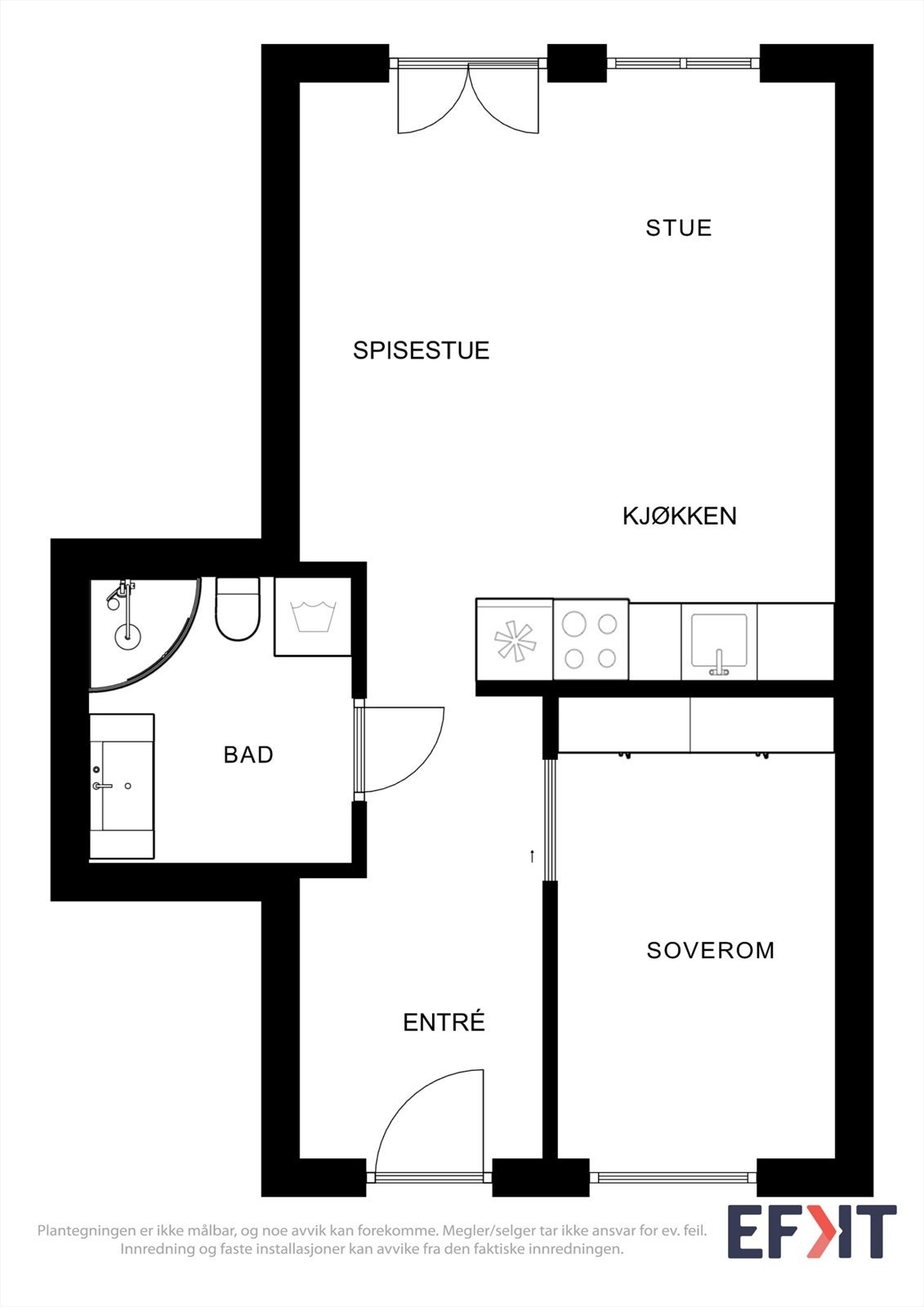 Planskisse. Galleribilde