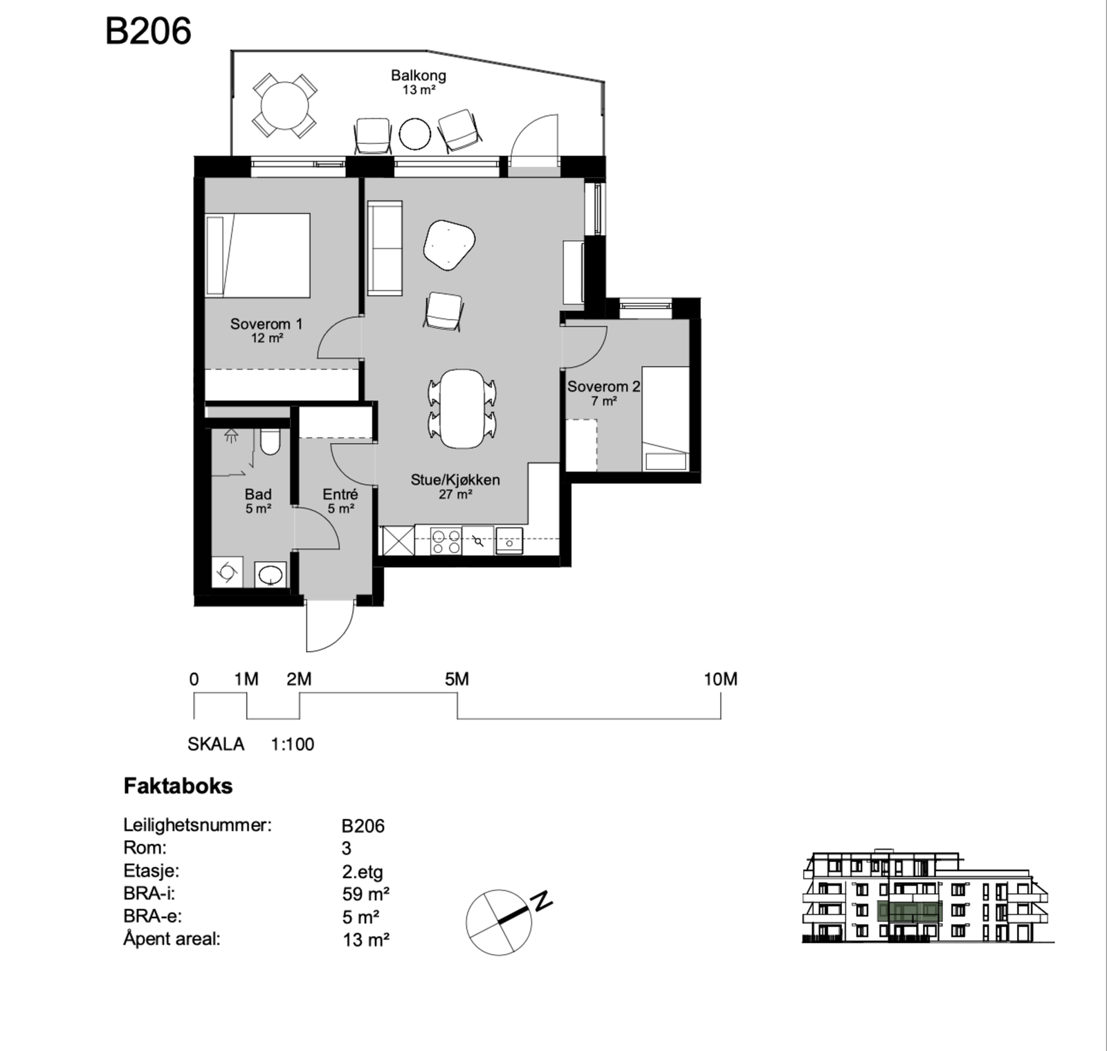 Plantegning Galleribilde