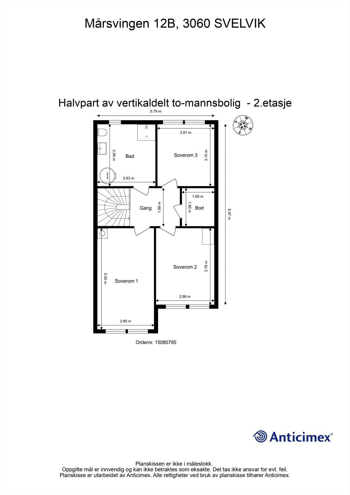 Plantegning - 2. etasje Galleribilde