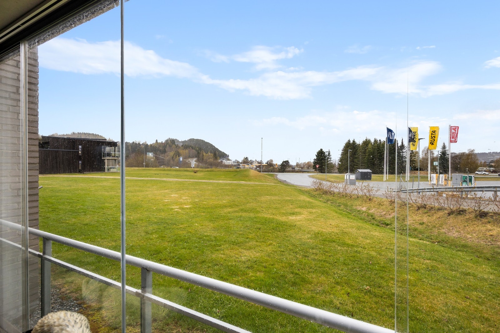 Utsikt fra terrasse Galleribilde