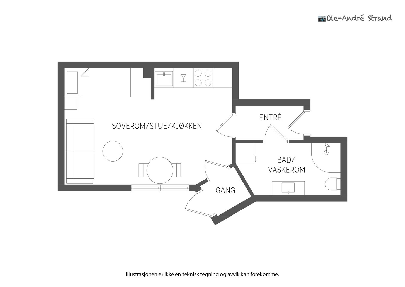 Plantegning Galleribilde