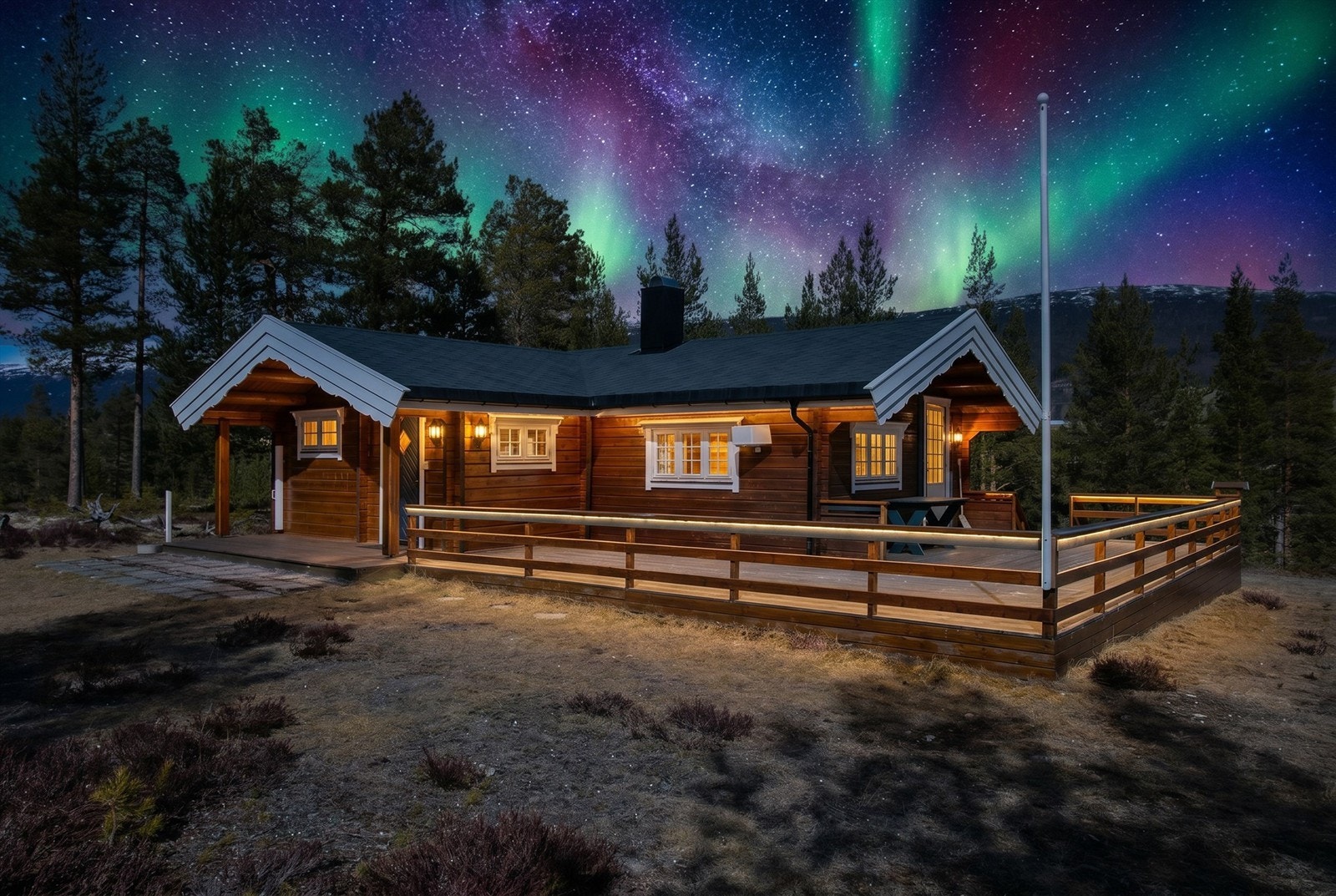 En stemningsfull hytte, klar for å skape nye minner Galleribilde