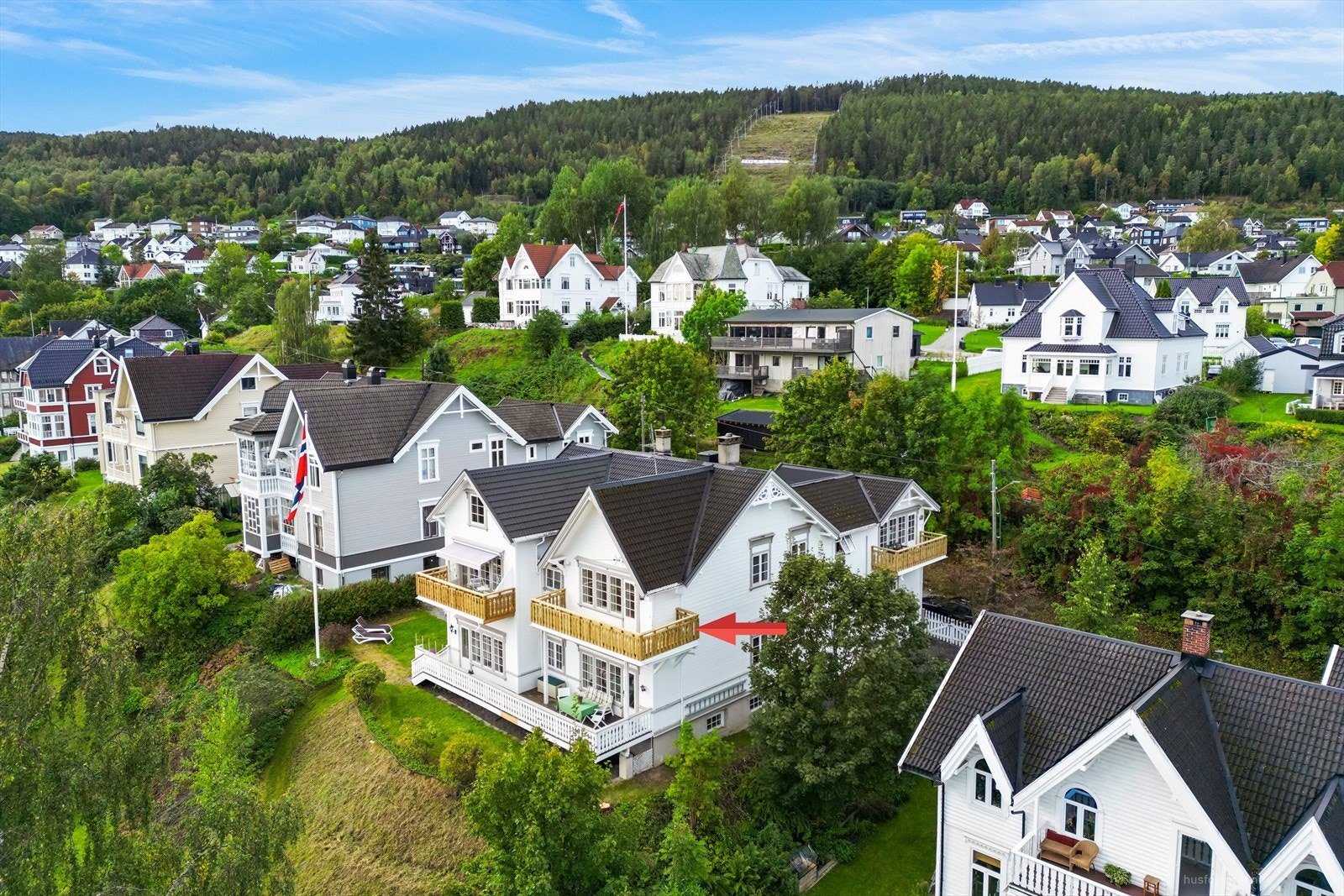 Her bor du i et trygt og veletablert nabolag på Danvik. Galleribilde