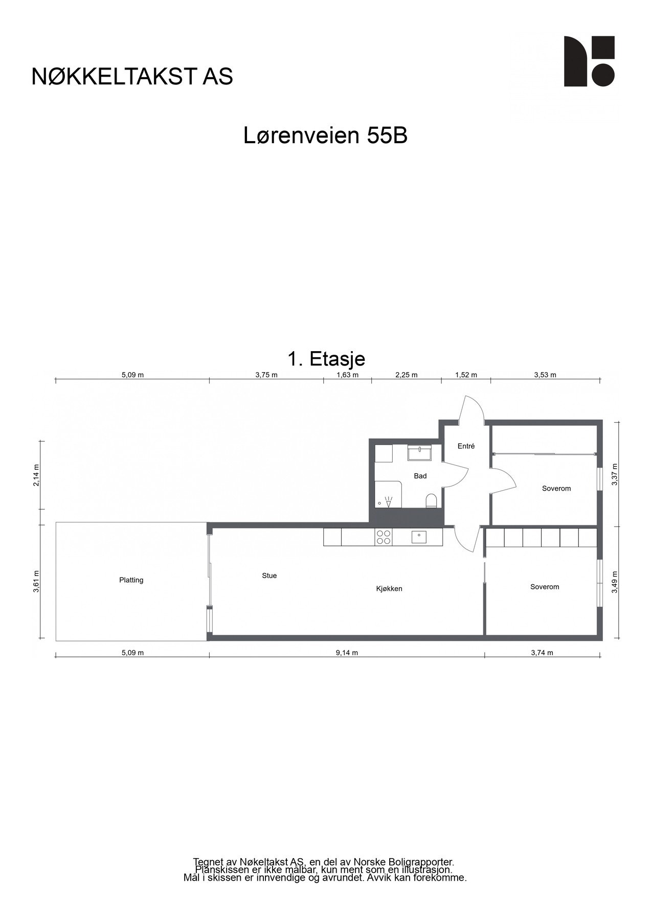 Plantegning. Galleribilde