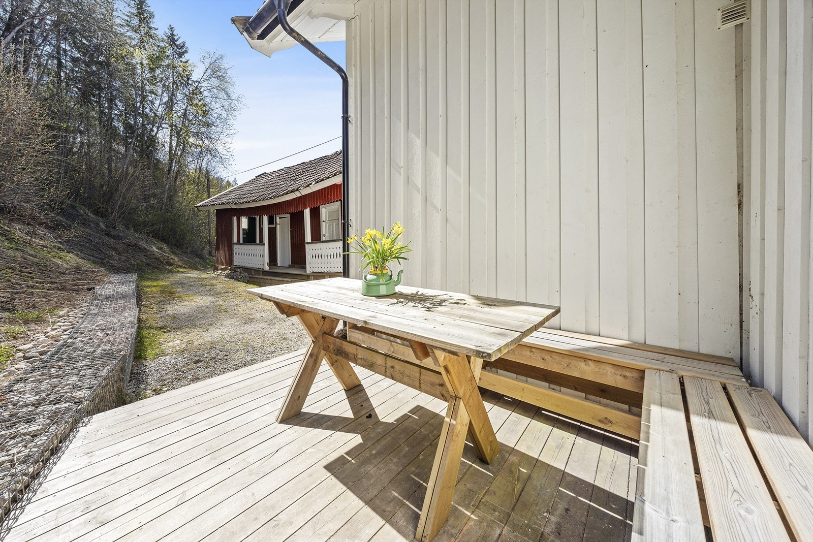 Solfylte uteområder. Galleribilde