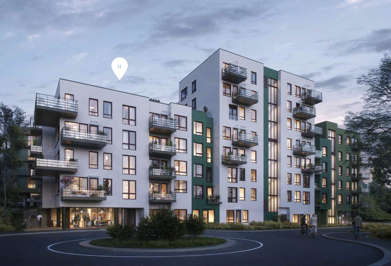 Magnus Grasmo i EIE eiendomsmegling presenterer Emaljeverksgata 7. En bolig under oppføring med super beliggenhet i Lørenskog. Bildet er kun for illustrasjon, avvik vil forekomme. Galleribilde