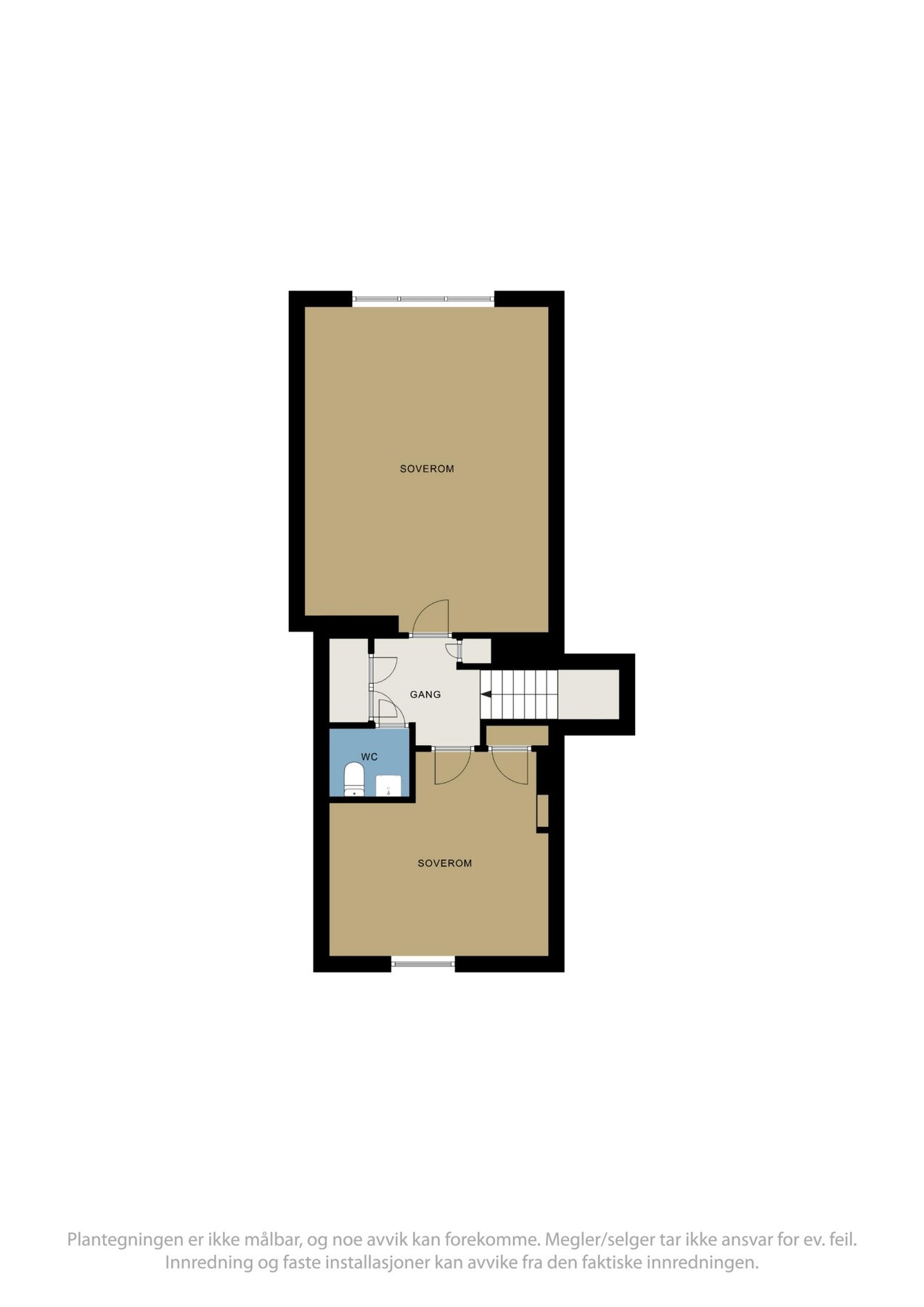 Plantegning loft Galleribilde