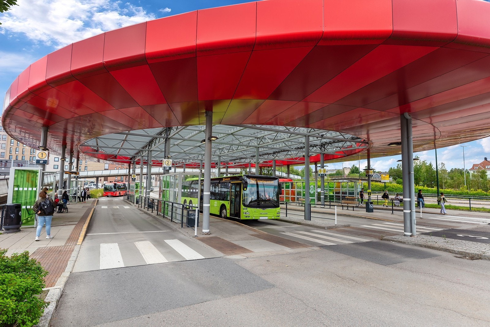 Kort vei til Lørenskog Bussterminal. som har enkel adkomst til Oslo og Lillestrøm. Galleribilde