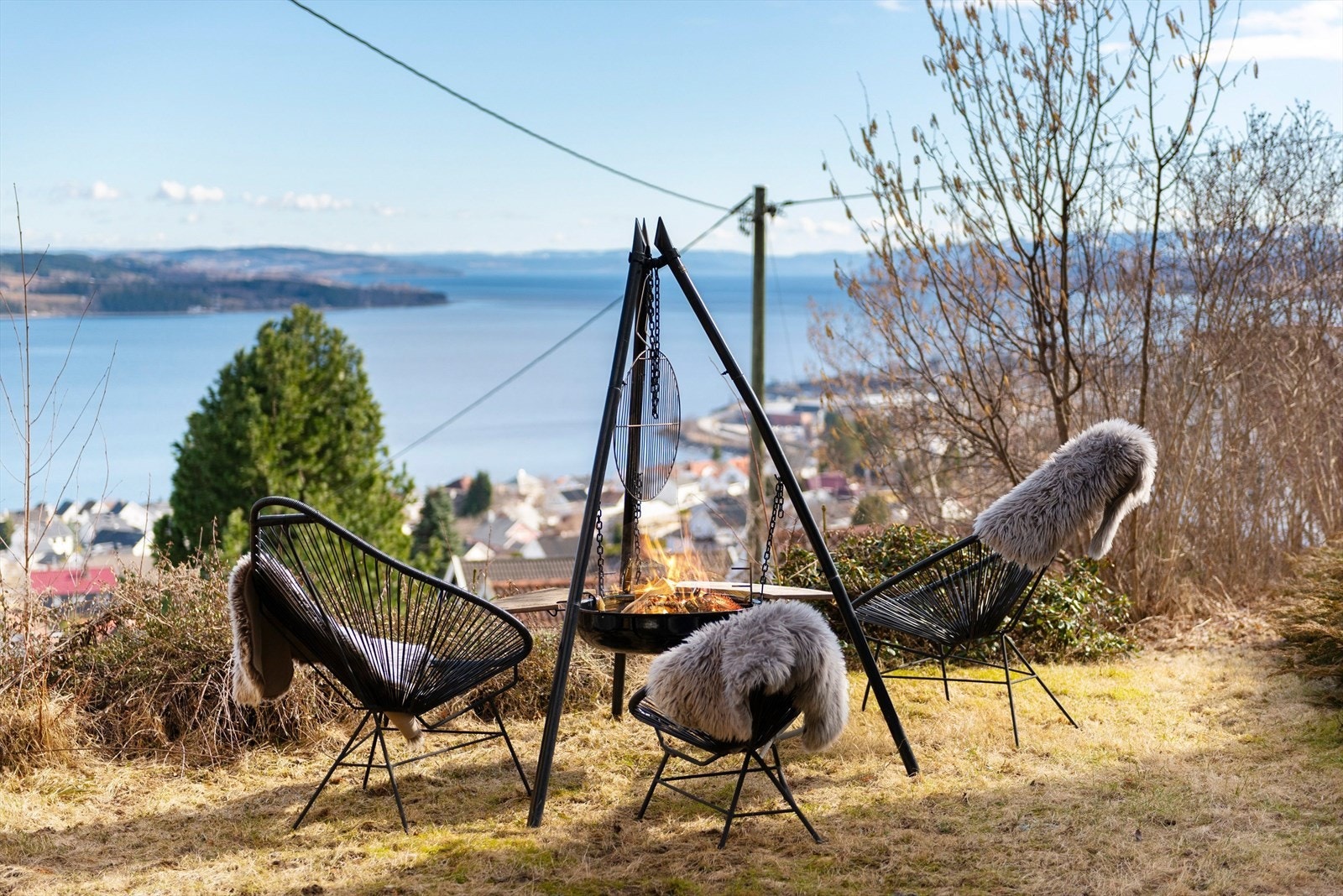 Flotte uteplasser med fantastisk utsikt. Galleribilde