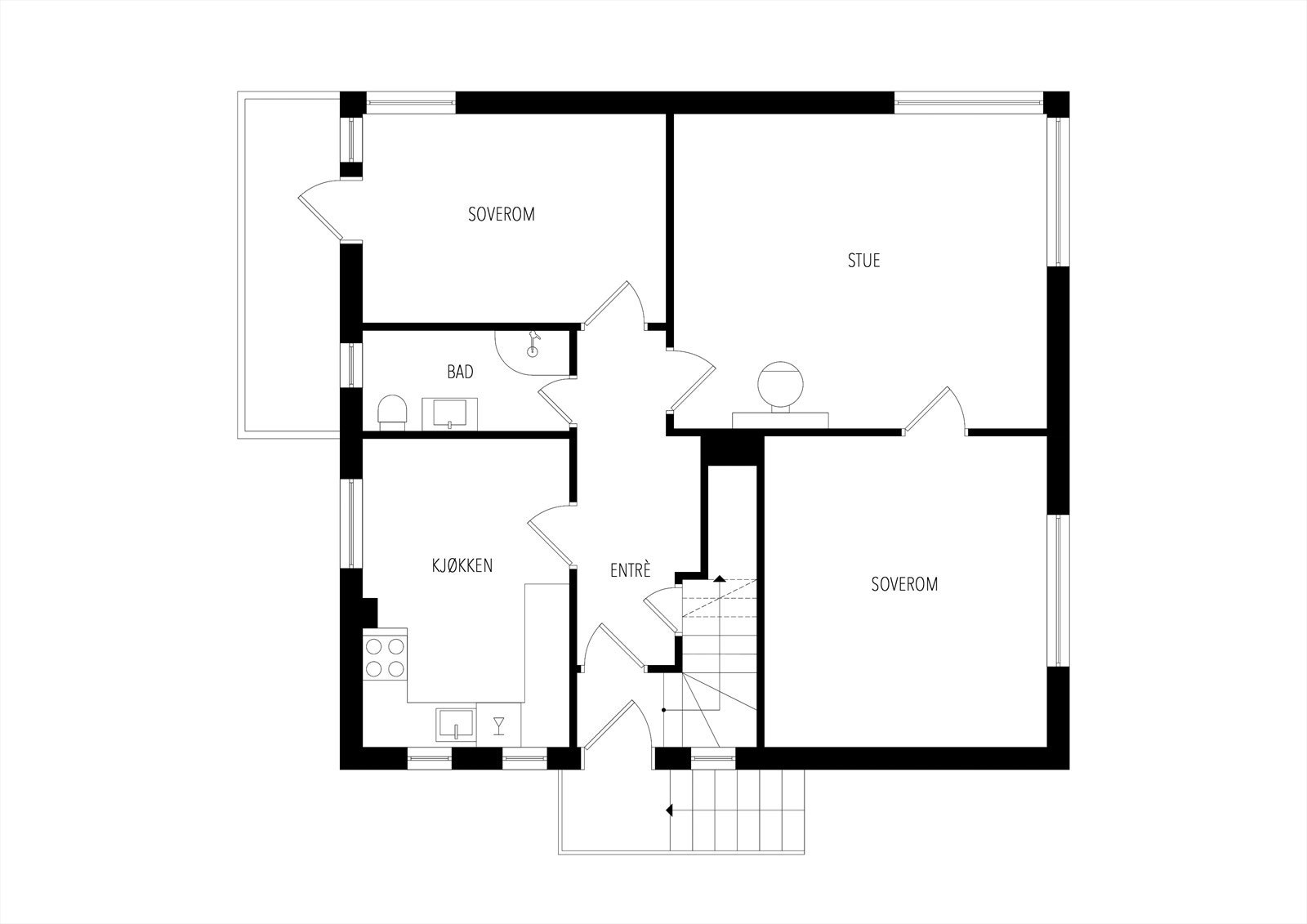 Plantegning Galleribilde