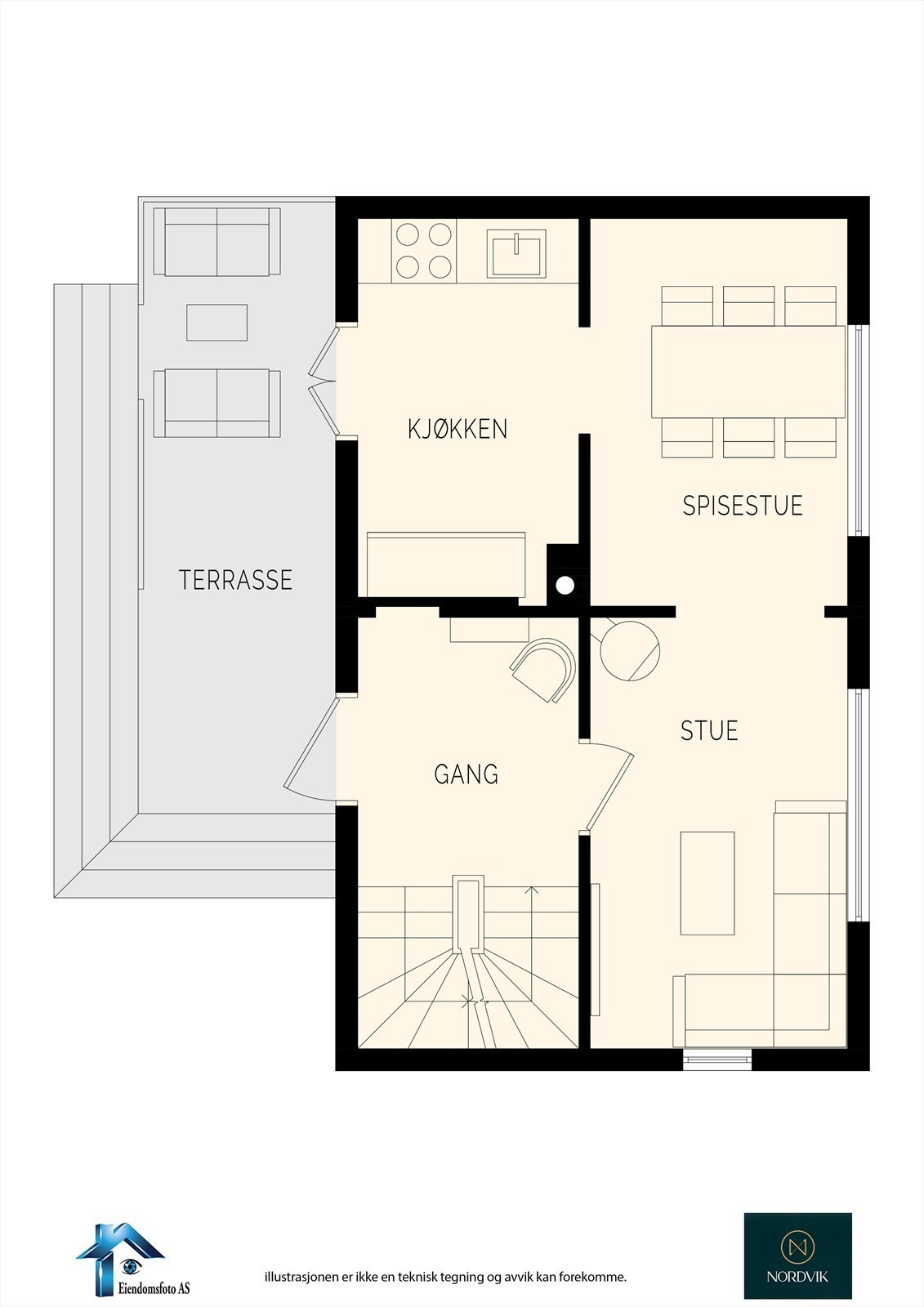 Planskisse 1. Etasje Galleribilde