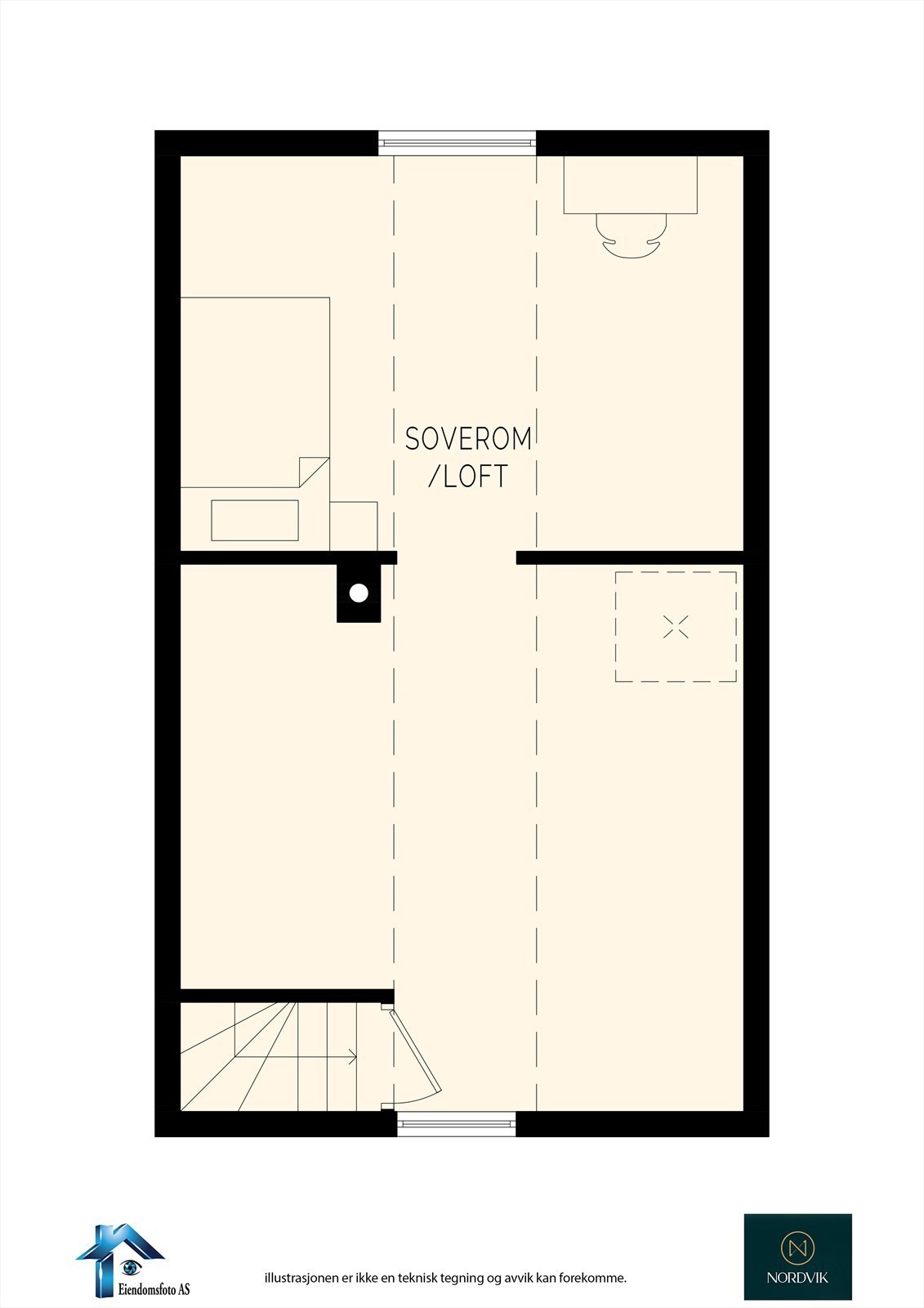 Planskisse Loft Galleribilde