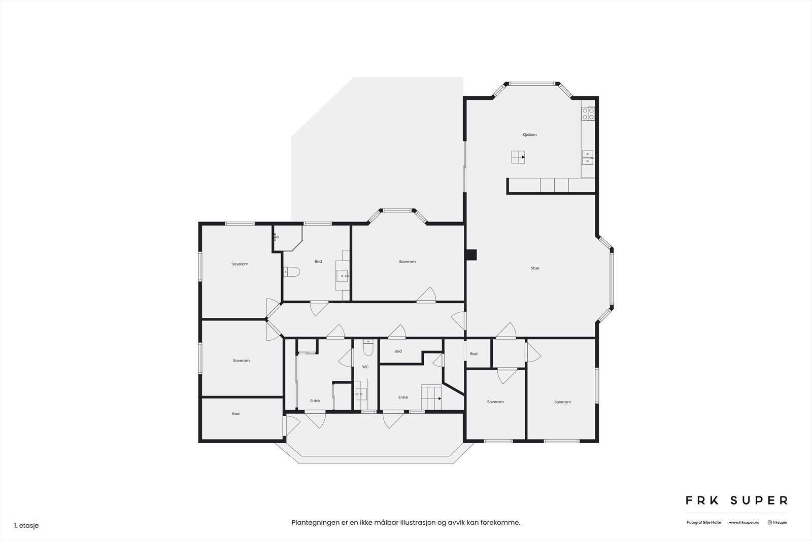 Plantegning Galleribilde