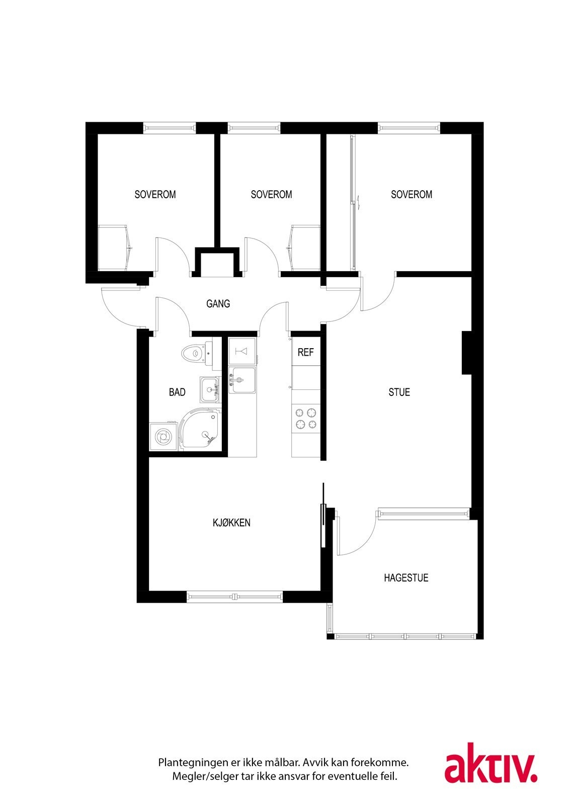 Plantegning Galleribilde