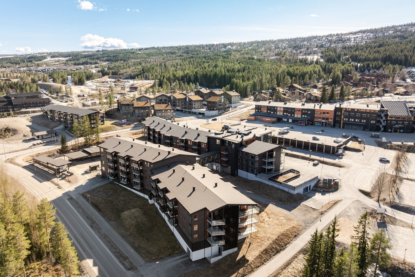 Nærmeste dagligvarebutikk, Nærbutikken Trysilfjellet, ligger kun fire minutters gange unna. Galleribilde