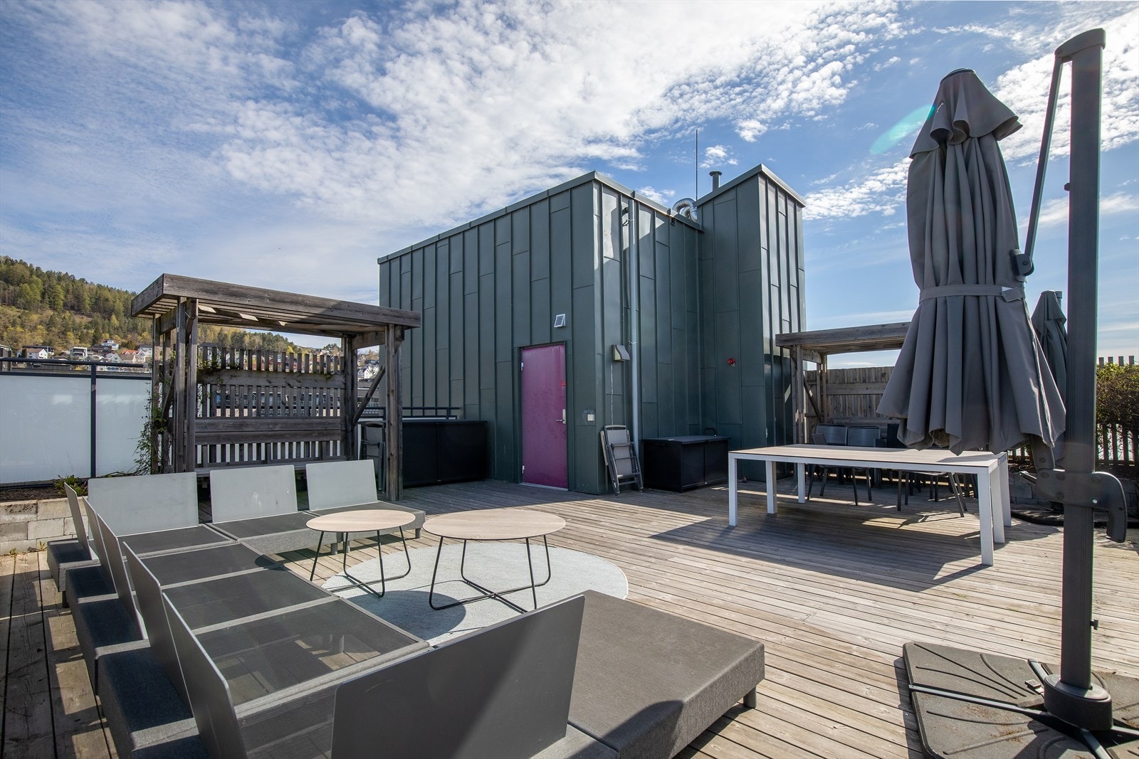 Felles takterrasse Galleribilde