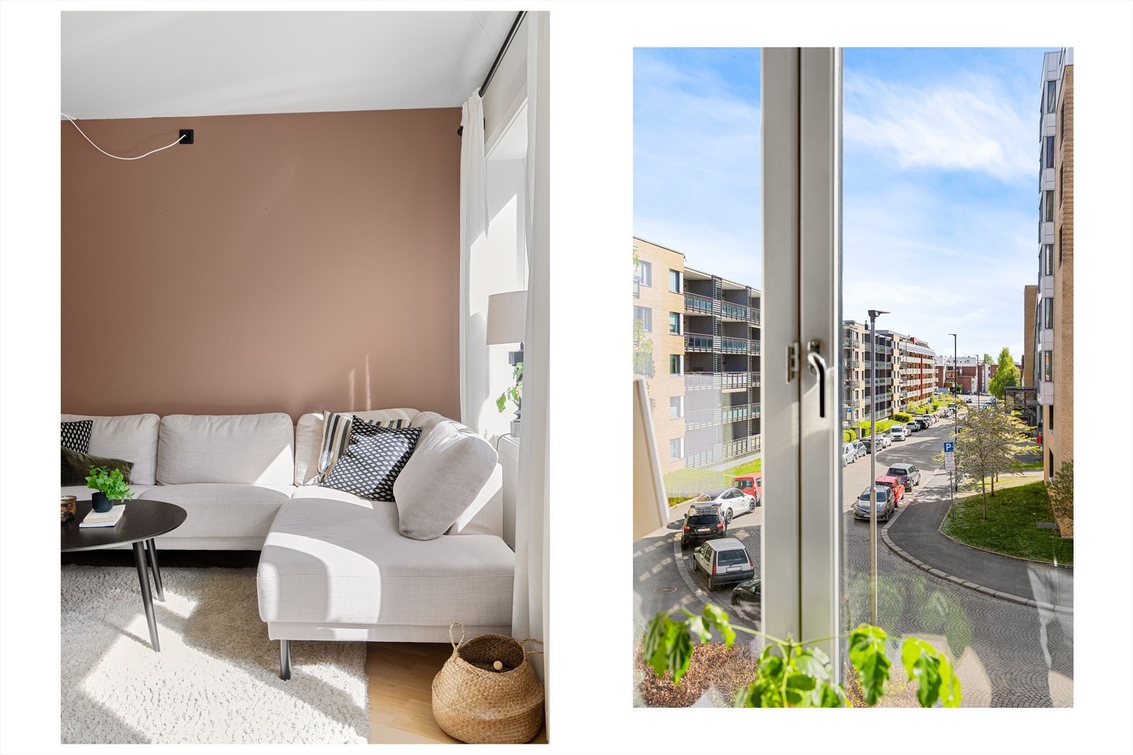 Stuen er lun, innbydende og har en naturlig planløsning. Galleribilde