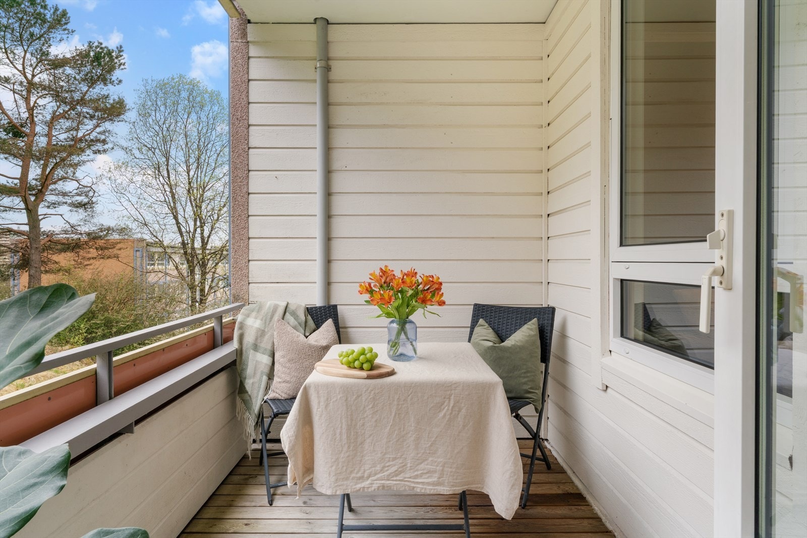 - Balkongen måler 4 m² - Galleribilde