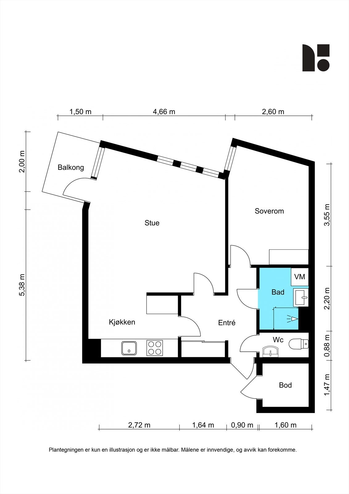 Plantegning Galleribilde