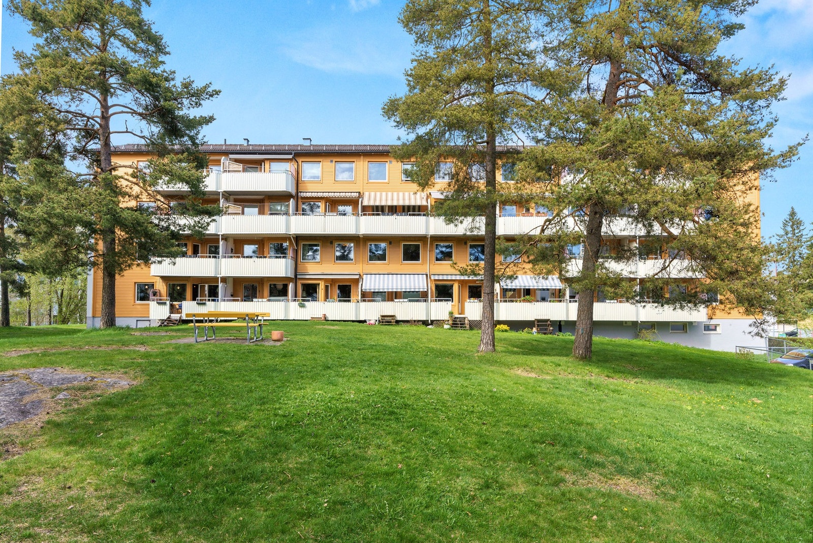 De grønne omgivelsene gir en fri, åpen og luftig følelse. Galleribilde