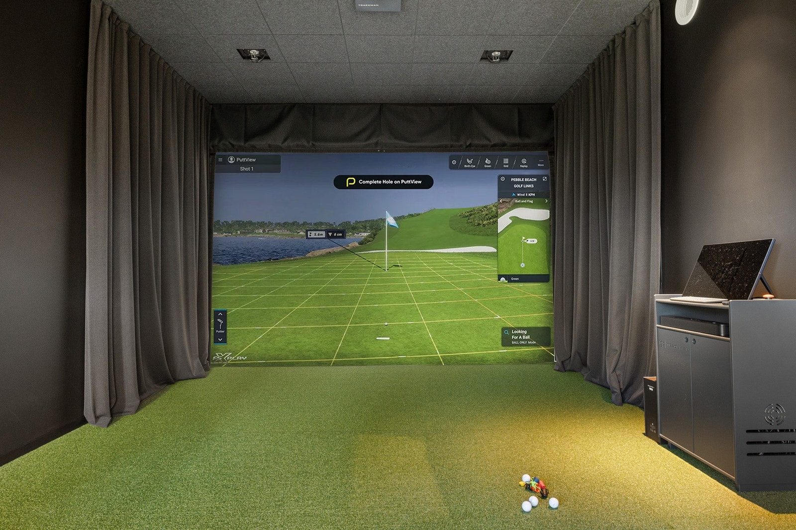 Topp moderne golfsimulator Galleribilde