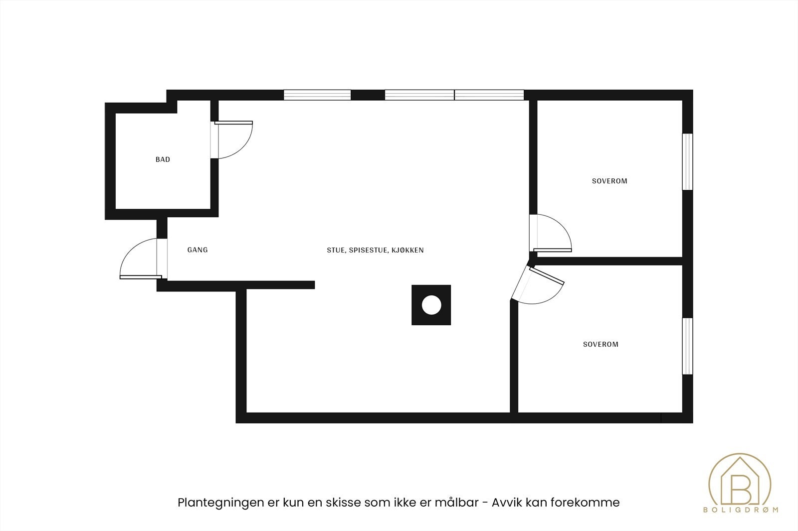 Plantegning. Galleribilde