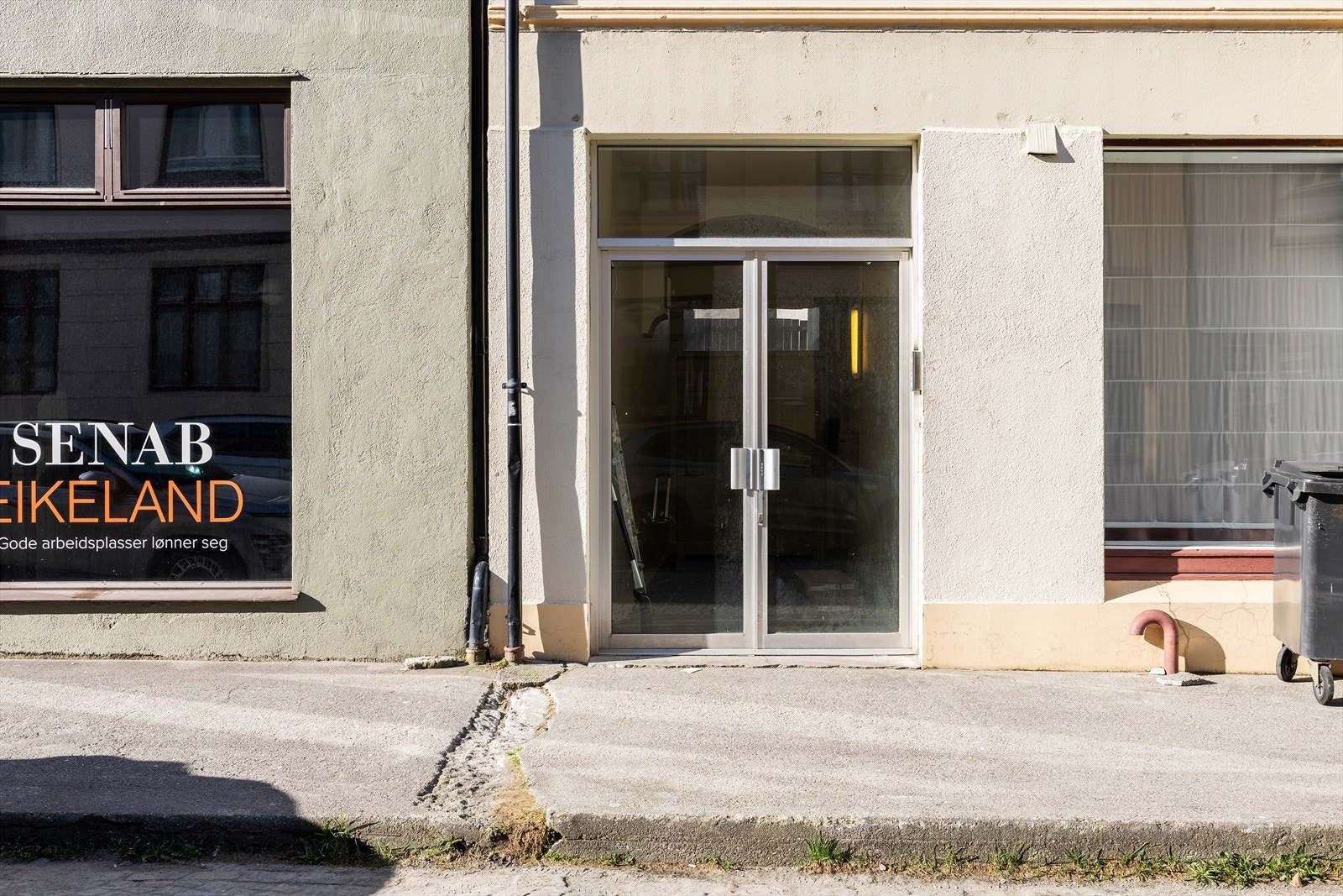 Inngangspartiet fra Keiser Wilhelms gate. Galleribilde