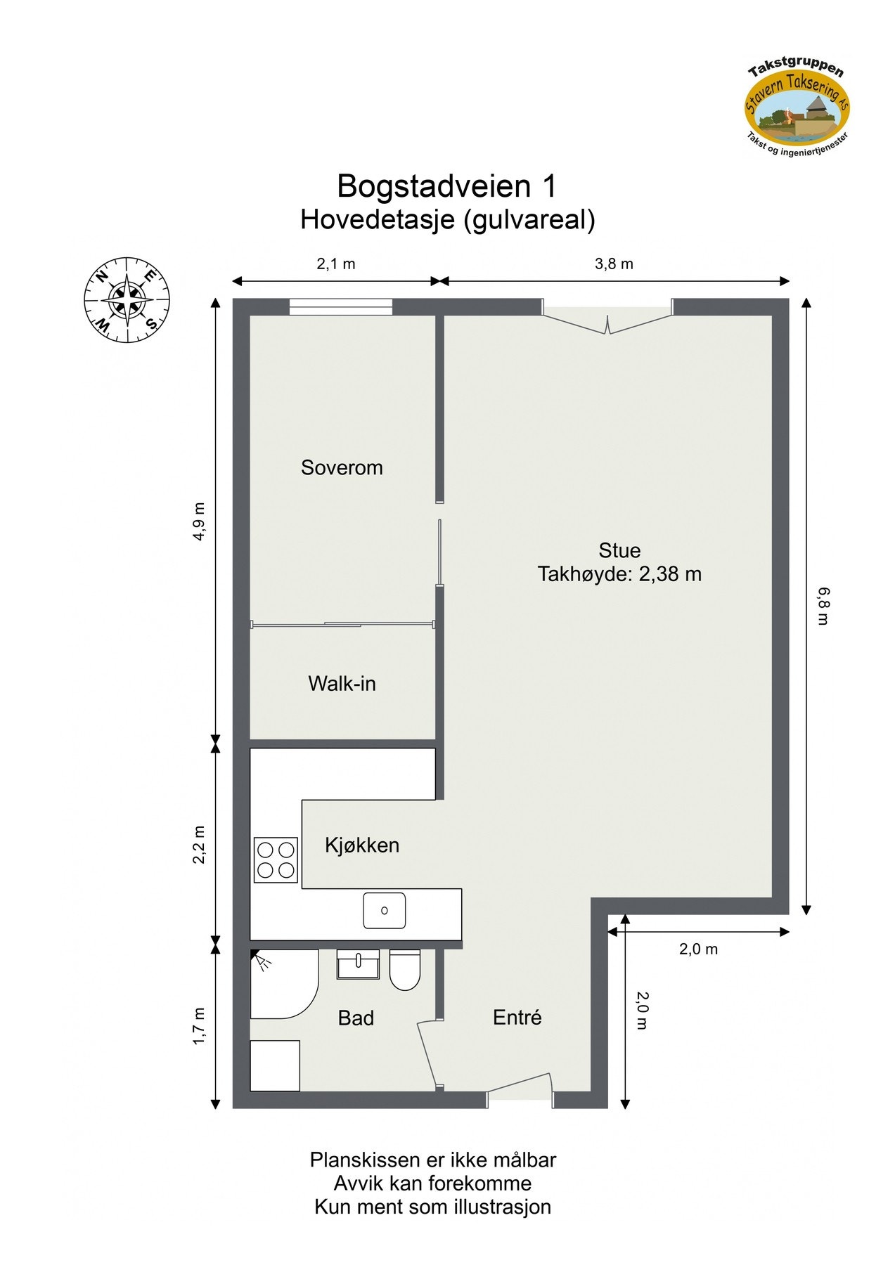 Plantegning Galleribilde
