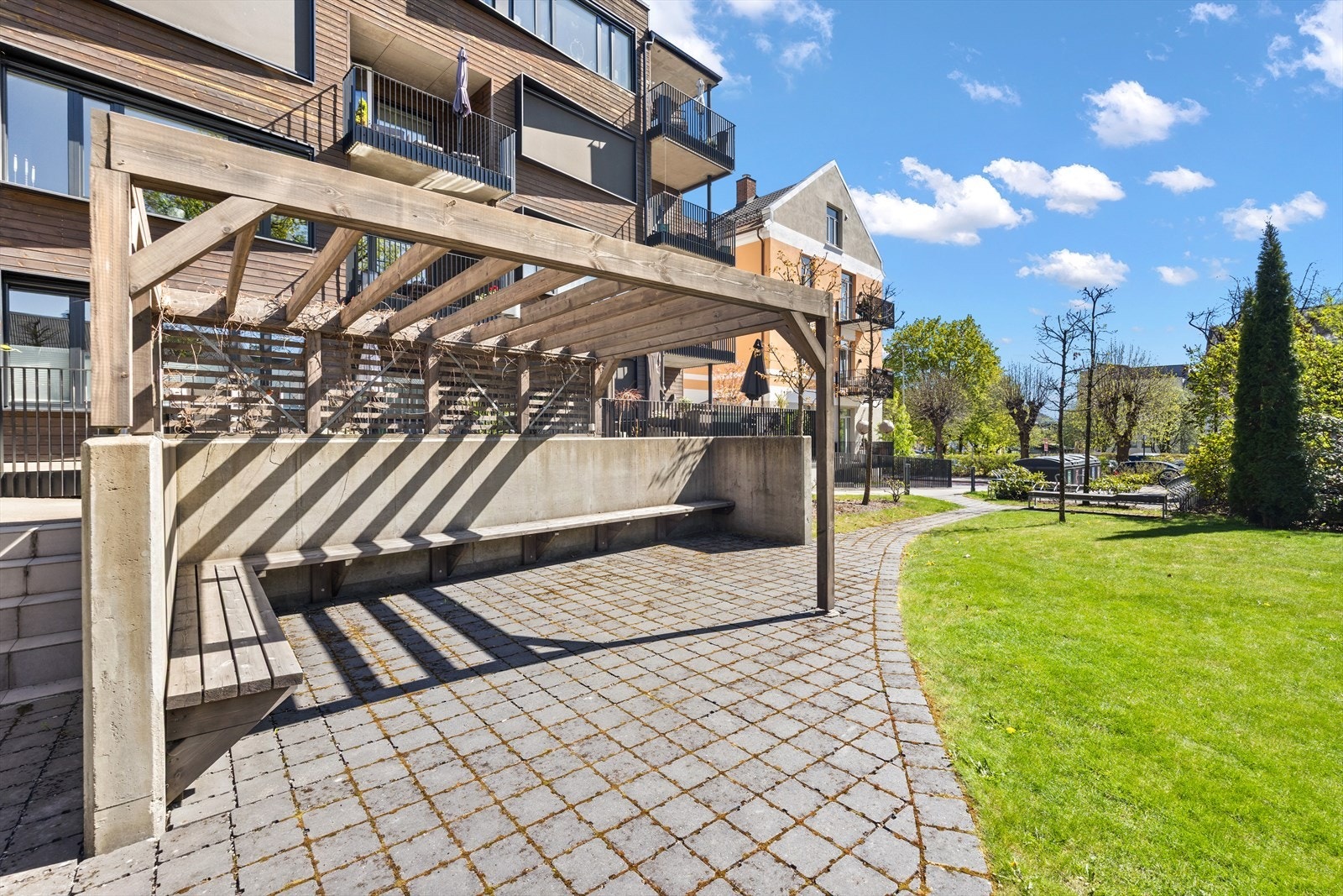 Pergola og sittegrupper Galleribilde