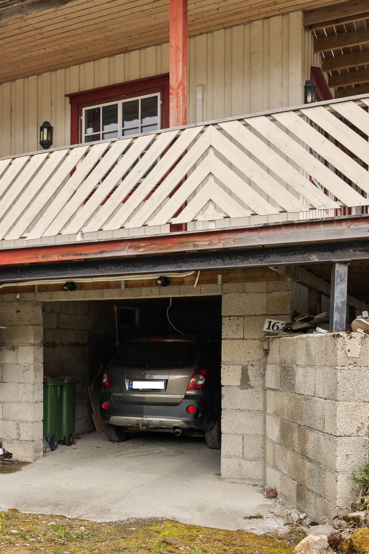Carport i sokkel Galleribilde